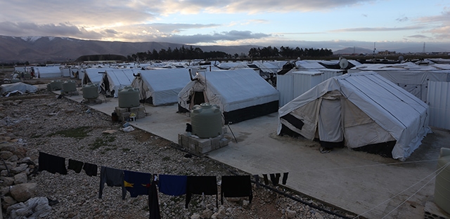 refugee tents